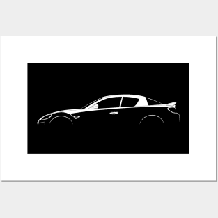 Mazda RX-8 Type RS Silhouette Posters and Art